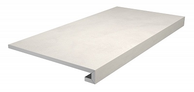 Kerama marazzi Ступень клееная Про Чементо серый светлый матовый 33x60x0,9