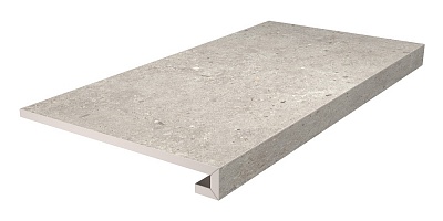 Kerama marazzi Ступень клееная Риккарди серый светлый матовый 33x60x0,9