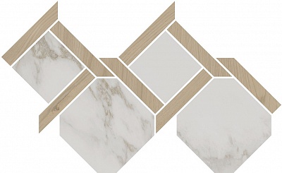 Kerama marazzi Декор Монте Тиберио наборный лаппатированный 48x29,5x0,9
