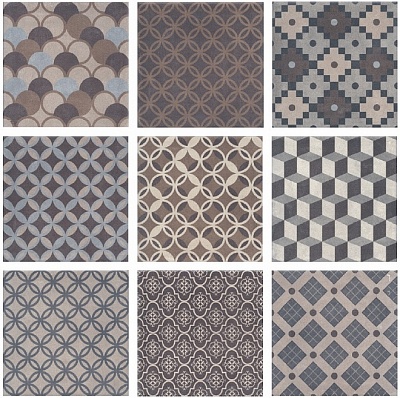 Kerama marazzi 1577 N Плитка Карнаби-стрит орнамент 20,1х20,1