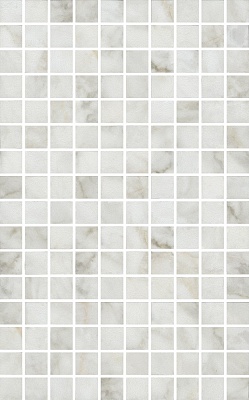 Kerama marazzi Декор Кантата мозаичный белый глянцевый 25x40x0,8